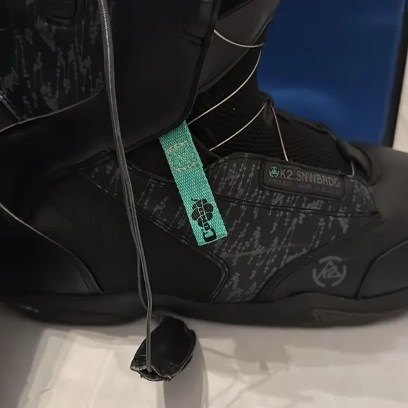 Ryker Black Snowboard Boots with Dial Closure size 13