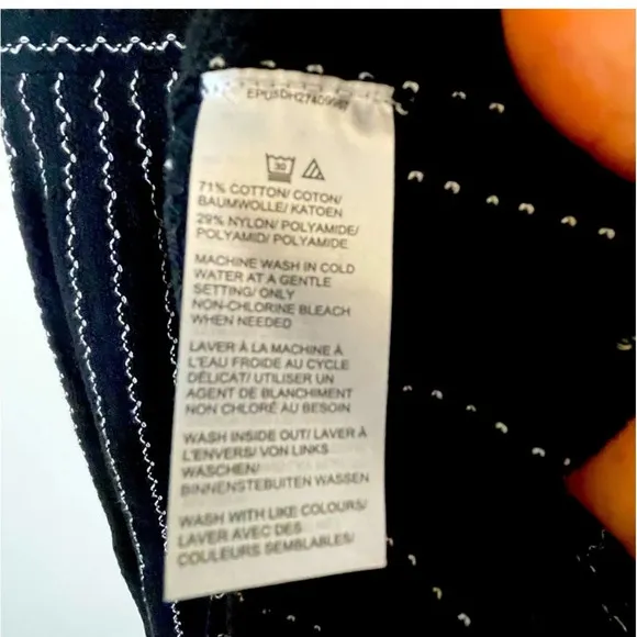 Sak Fifth Avenue Black and White Houndstooth 3/4 Sleeve Dress Size L NWT