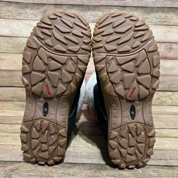 Salomon Black Suede Lhasa Winter Boots