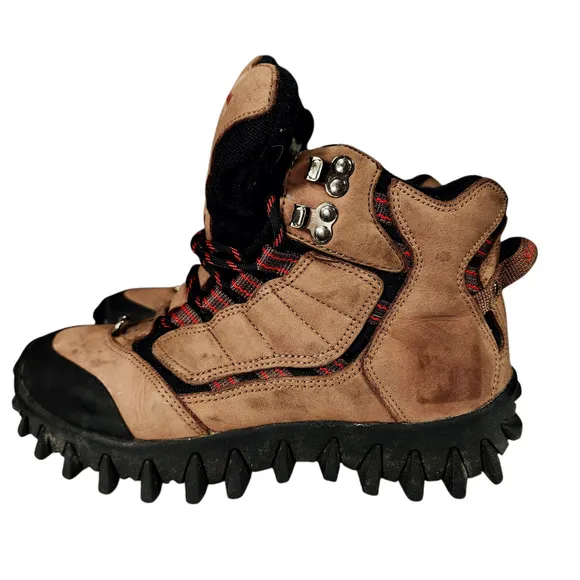 Salomon Hiking Boots sz 7.5 Women 6 Men Y2K Contragrip CX Brown Black Outdoors