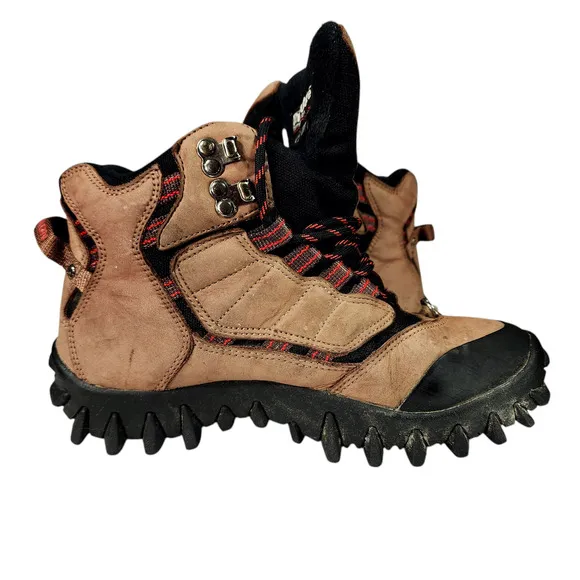 Salomon Hiking Boots sz 7.5 Women 6 Men Y2K Contragrip CX Brown Black Outdoors