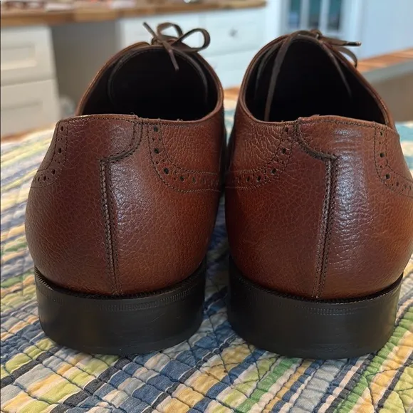 Salvatore Ferragamo Brown Classic Oxford Shoes