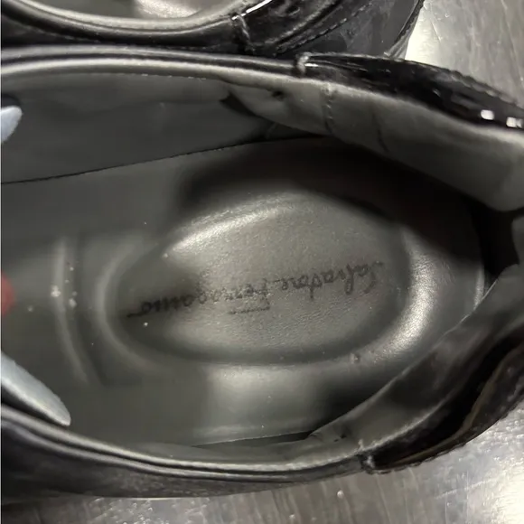 Salvatore Ferragamo Men's Black Leather Sneakers
