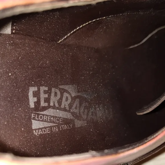 Salvatore Ferragamo Red Oxfords Classic Elegance