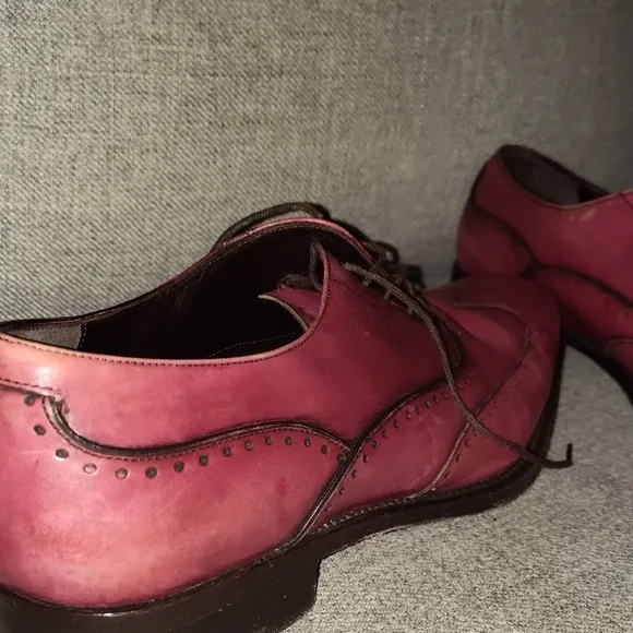 Salvatore Ferragamo Red Oxfords Classic Elegance