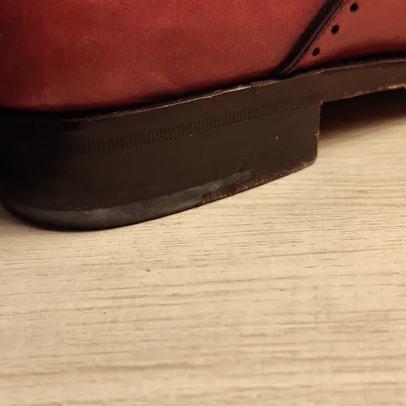 Salvatore Ferragamo Red Oxfords Classic Elegance