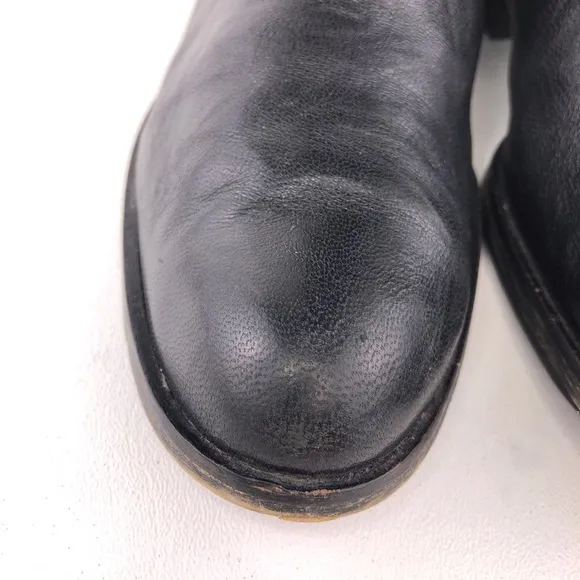 Sam Edelman Kara Black Leather Over the Knee Tall Winter Riding Boots 10M