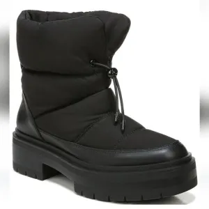 SAM EDELMAN Lakyn Womens Cushioned Footbed puffy black winter boots 5