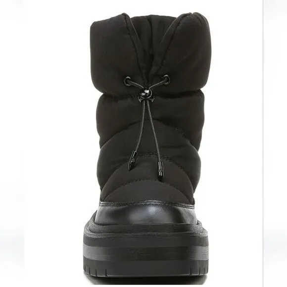 SAM EDELMAN Lakyn Womens Cushioned Footbed puffy black winter boots 5