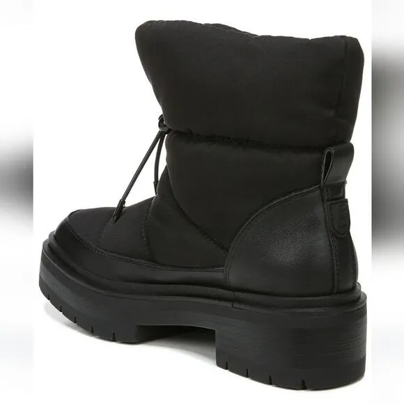 SAM EDELMAN Lakyn Womens Cushioned Footbed puffy black winter boots 5