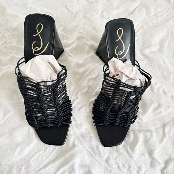 Sam Edelman Laurette Slip On High Heel Sandals Size 9 New