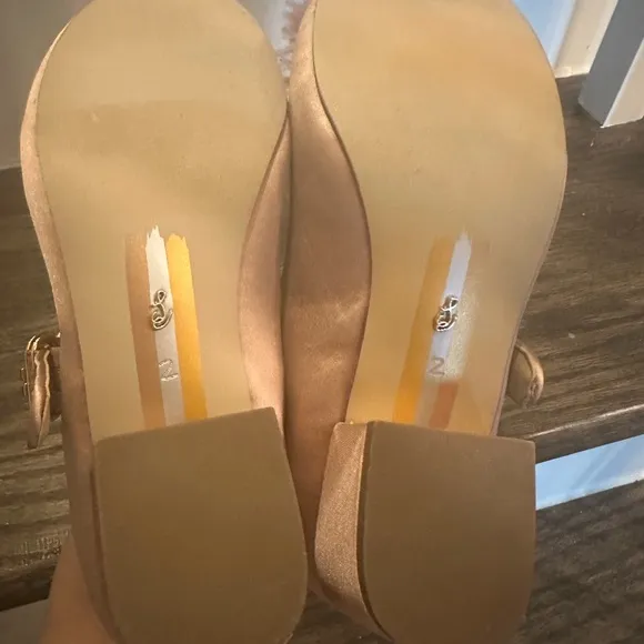 Sam Edelman Pink Dress Shoes with Pom-Poms