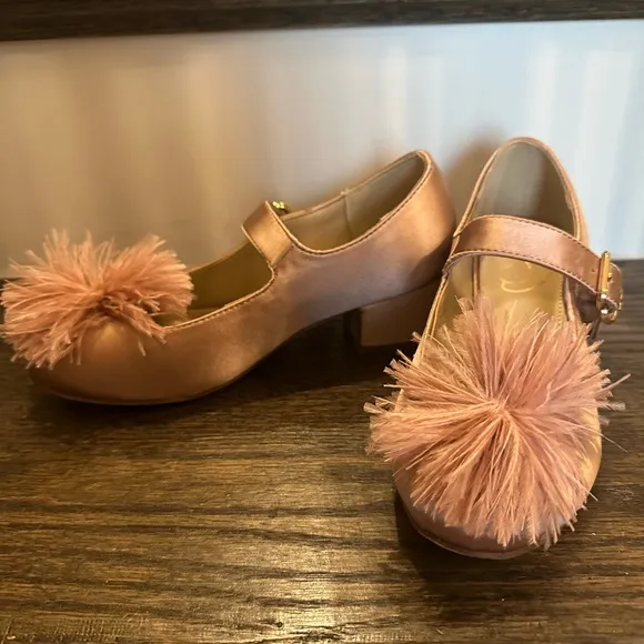 Sam Edelman Pink Dress Shoes with Pom-Poms