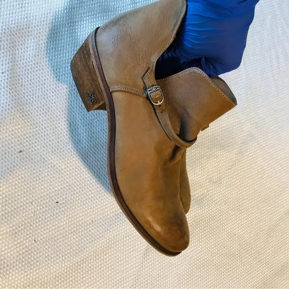 Sam Edelman Tan Leather Ankle Boots