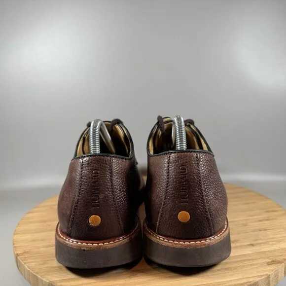 Samuel Hubbard ’Highlander’ Mens 8.5 W Brown Pebble Grain Leather Dress Shoes