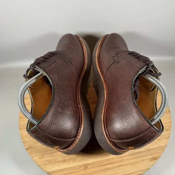 Samuel Hubbard ’Highlander’ Mens 8.5 W Brown Pebble Grain Leather Dress Shoes