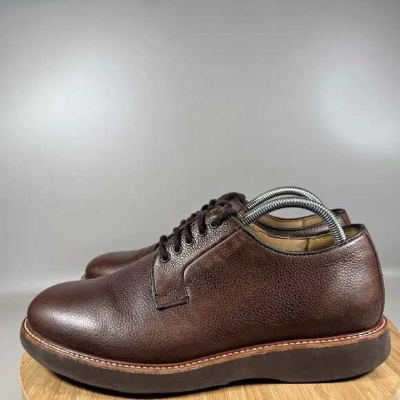 Samuel Hubbard ’Highlander’ Mens 8.5 W Brown Pebble Grain Leather Dress Shoes