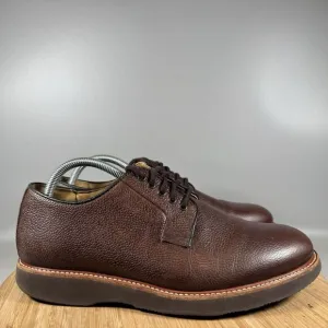 Samuel Hubbard ’Highlander’ Mens 8.5 W Brown Pebble Grain Leather Dress Shoes