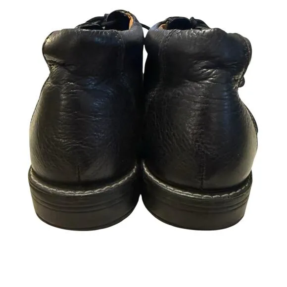 Sandro Black Comfort Soft and Gel low top lace up dressy / casual boots 9D