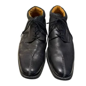 Sandro Black Comfort Soft and Gel low top lace up dressy / casual boots 9D