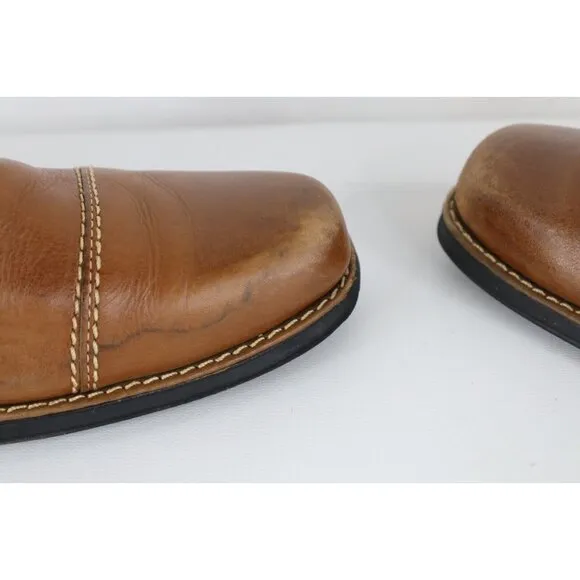 Sandro Moscolini Mens 11 EEE Brazil Leather Toe Cap Oxford Dress Shoes Brown