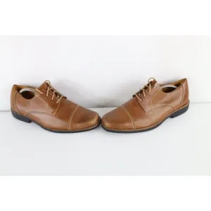 Sandro Moscolini Mens 11 EEE Brazil Leather Toe Cap Oxford Dress Shoes Brown