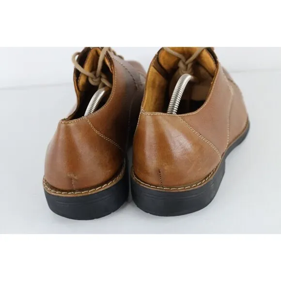 Sandro Moscolini Mens 11 EEE Brazil Leather Toe Cap Oxford Dress Shoes Brown