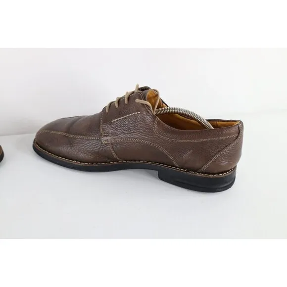 Sandro Moscolini Mens 11.5 EEE Brazil Leather Lace Up Oxford Dress Shoes Brown