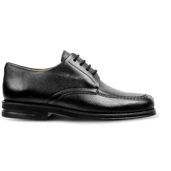 SANDRO MOSCOLONI PREMIUM DERBY FREDSON BLACK dress shoes sz 9/42