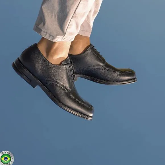 SANDRO MOSCOLONI PREMIUM DERBY FREDSON BLACK dress shoes sz 9/42