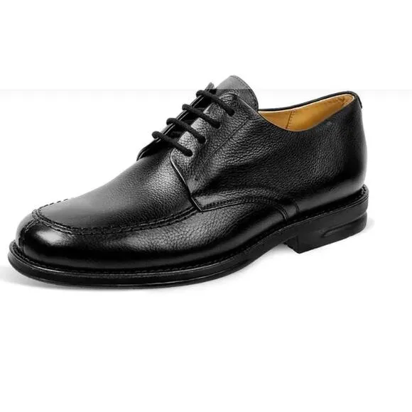 SANDRO MOSCOLONI PREMIUM DERBY FREDSON BLACK dress shoes sz 9/42