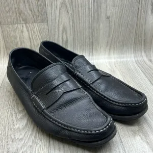 Santoni Black Loafers Made In Italy
