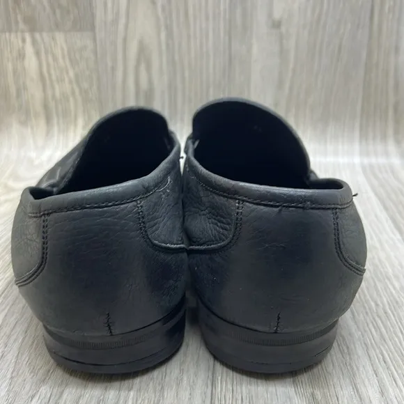 Santoni Black Loafers Made In Italy