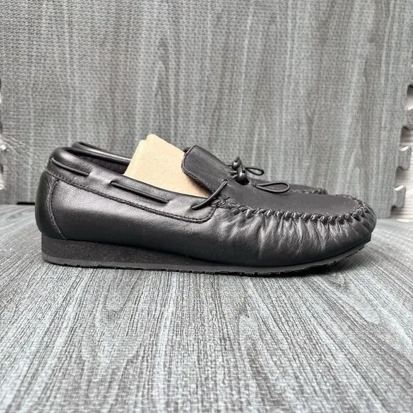 SAS Shoes Running Late X Slip‎ On Loafers Black Leather Mens 9WW
