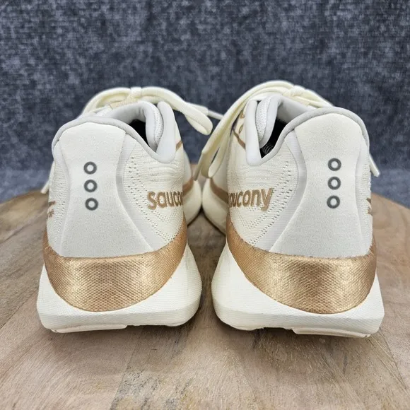 Saucony Ride 18 Womens Size 6.5 Vanilla White Athletic Running Shoes S11000-104