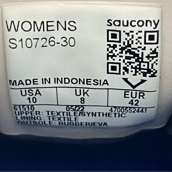 Saucony Womens 10 Freedom 5 Running Shoes S10726-30 Granite Shadow Gray Blue