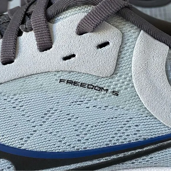 Saucony Womens 10 Freedom 5 Running Shoes S10726-30 Granite Shadow Gray Blue