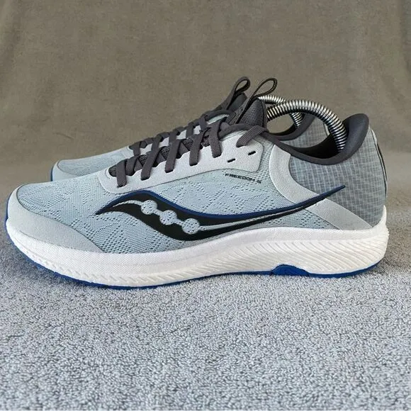 Saucony Womens 10 Freedom 5 Running Shoes S10726-30 Granite Shadow Gray Blue