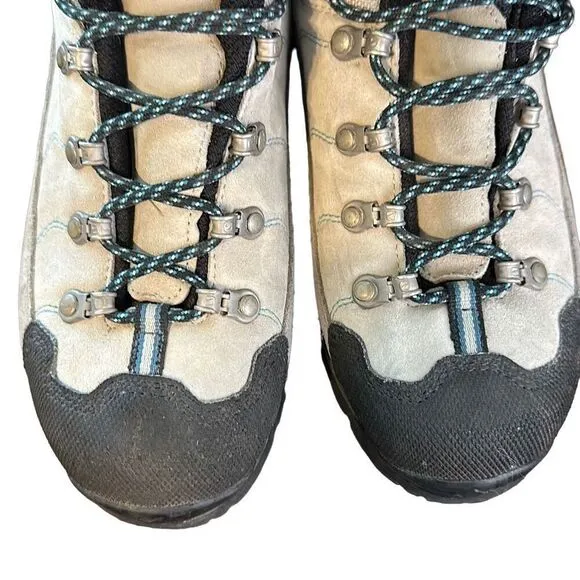 Scarpa Go Up Goretex Vibram Leather Hiking Outdoor Mountaineering Boots 6.5 wome