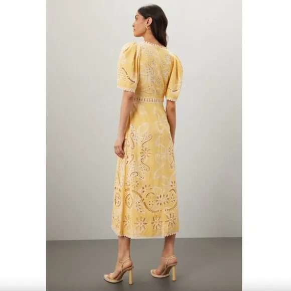 SEA NEW YORK Liat Embroidery Dress Size 4