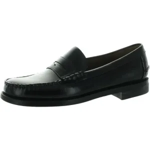 Sebago Mens Black Embellished Loafers Shoes NWOB