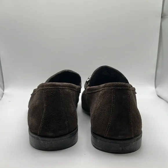 Section X Men's Saint Braid Bit Venetian Suede Dress Shoes size 8