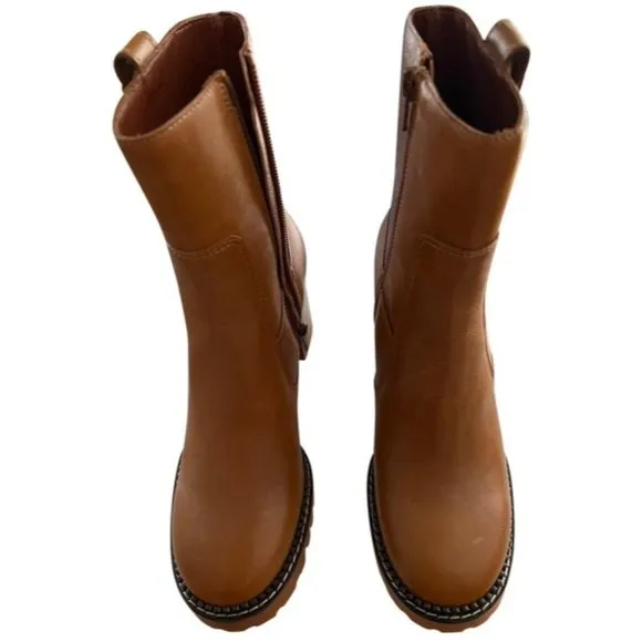 See By Chloe Brown Erine Bootsbooties Size Us
