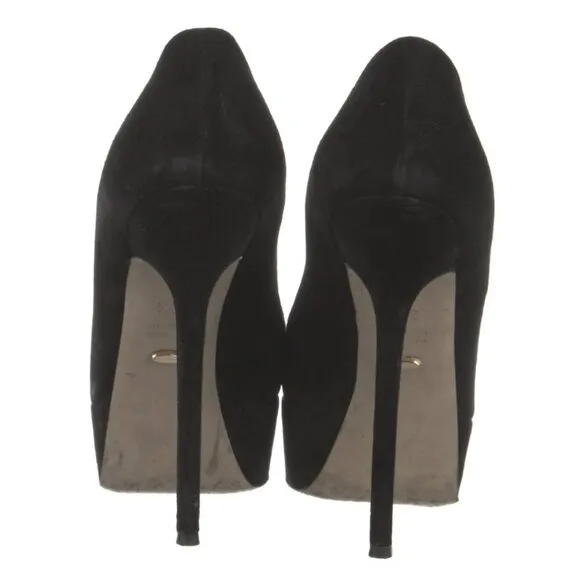 Sergio Rossi Black Suede Pumps Sz: 8.5 | IT 38.5