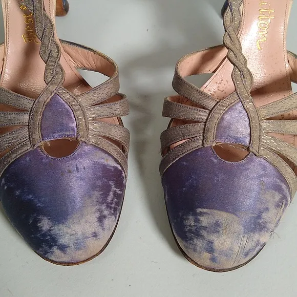 Set of 3 Vintage 1920s-1940s high heel retro shoes