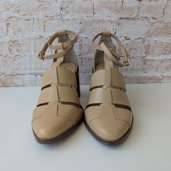 Seychelles Stay Ready Heels Leather Sandals