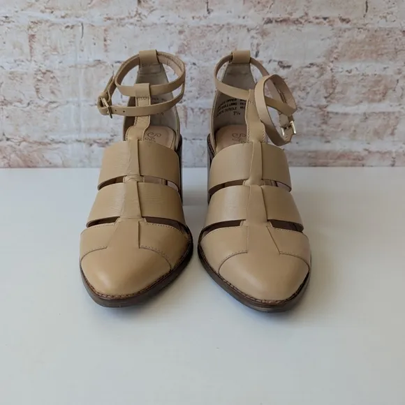 Seychelles Stay Ready Heels Leather Sandals