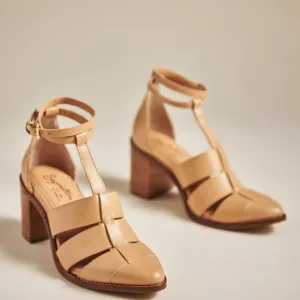 Seychelles Stay Ready Heels Leather Sandals