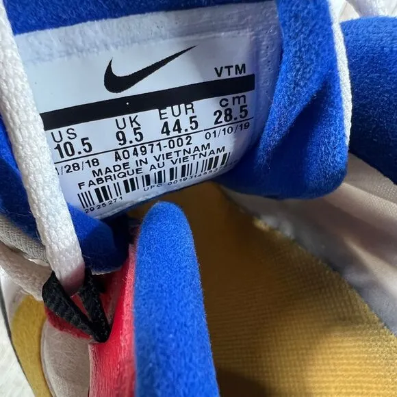 Size 10.5 -‎ Nike Air Max 270 React Bauhaus 2019 - AO4971-002