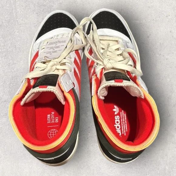 Size 12 - adidas Top Ten RB White Vivid Red